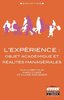 ebook - L'expérience : objet académique et réalités managériales