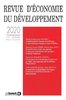 ebook - Revue d'économie du développement n° 343