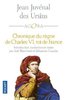 ebook - Chronique de Charles VI, roi de France