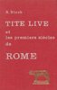 ebook - Tite-Live et les premiers siècles de Rome