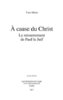 ebook - A cause du Christ